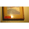 Image 3 : Framed Vintage Print: Waikiki and Outrigger Canoe Riders 15" x 12"