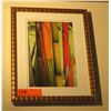 Image 1 : Framed Print: Red Bamboo 15" x 12"