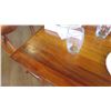 Image 3 : Natural Koa Wood Table w/Rounded Base (46" x 29") w/4 Chairs