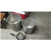 Image 1 : Qty 2 Stock Pots, Misc. Bowls