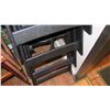 Image 2 : Qty 4 Black High Chairs