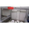Image 2 : Tall Rolling Dish Rack Shelving Unit (Contents of shelves not included)