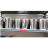 Image 2 : Tall Rolling Dish Rack Shelving Unit (Contents of shelves not included)