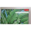 Image 2 : Large Framed Vertical Print: Tropical Leaves