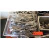 Image 2 : Misc. Flatware (Butter Knives, Forks, Misc. Spoons, Steak Knives), Misc. Containers