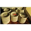 Image 1 : Lot of White Ceramic Salad Plates (all same size)