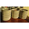Image 2 : Lot of White Ceramic Salad Plates (all same size)