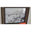 Image 2 : Framed Black & White Vintage Photo: Downtown Honolulu?, 13" x 11"