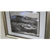 Image 2 : Framed Black & White Vintage Photo Print: Honolulu Harbor 16" x 13"
