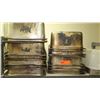 Image 2 : Misc. Large Baking Pans, Muffin Tins, Roasting Pans, Pots, etc. (shelving not included)