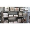 Image 1 : Large Lot of Misc. Baking/Roasting Pans, Stock Pot, etc. (shelving not included)