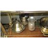 Image 8 : Large Lot of Misc. Baking/Roasting Pans, Stock Pot, etc. (shelving not included)
