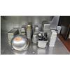 Image 1 : Misc. Mixing Bowls, Drop-In Condiment Trays, Ladles, Cooking Utensils, etc.
