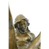 Image 2 : Erotic Abstract Bronze Sculpture on Marble Base Figure