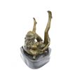 Image 7 : Erotic Abstract Bronze Sculpture on Marble Base Figure