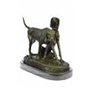 Image 5 : Vintage Style Hunting Dogs Bronze Sculpture