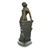 Image 6 : Semi Nude Egyptian Princess Bronze Statue