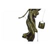 Image 4 : Bucket Bronze Sculpture on Marble Base Figurine