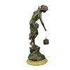 Image 9 : Bucket Bronze Sculpture on Marble Base Figurine
