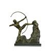 Image 1 : Powerful Man With Bow Bronze Sculpture