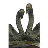 Image 4 : Two Swan Dancing Bronze Sculpture