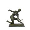Image 1 : Exotic Dancer Bronze Sculpture on Marble Base Statue