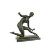Image 5 : Exotic Dancer Bronze Sculpture on Marble Base Statue