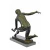 Image 7 : Exotic Dancer Bronze Sculpture on Marble Base Statue