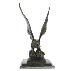 Eagle Rock Bronze Statue
