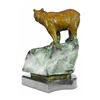 Image 7 : Bear Bronze Sculpture on Marble Base Statue