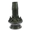 Image 7 : Handmade Old Handwork Bronze Frog Vase Figure
