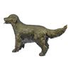 Image 6 : Puppy Golden Retriever Dog Bronze Statue