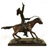Image 4 : Pony Express Cowboy Bronze Sculpture
