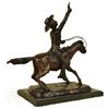 Image 7 : Pony Express Cowboy Bronze Sculpture