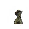 Image 2 : Cowboy Bronze Sculpture on Marble Base Statue