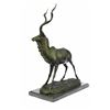 Image 6 : Elk Buck Hunter Bronze Sculpture