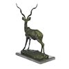 Image 8 : Elk Buck Hunter Bronze Sculpture