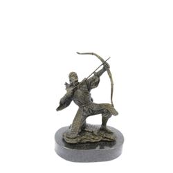Ancient Samurai Warrior Bronze Sculpture
