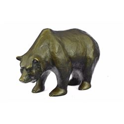 Mother Grizzly Bear Bronze Statue