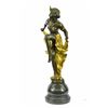 Image 7 : Belly Dancer Bronze Sculpture on Marble Base Statue