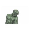 Image 2 : Nude Male Bronze Statue on Marble Base Sculpture