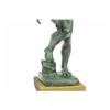 Image 3 : Nude Male Bronze Statue on Marble Base Sculpture