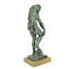 Image 6 : Nude Male Bronze Statue on Marble Base Sculpture