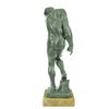 Image 7 : Nude Male Bronze Statue on Marble Base Sculpture