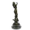 Image 8 : Justice Lady Bronze Sculpture on Marble Base Statue