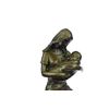 Image 4 : Breast Feeding Mother Baby Nursing Infant Bronze Statue