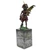Image 5 : Gold Patina Guardian Butterfly Angel Bronze Figure