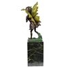 Image 7 : Gold Patina Guardian Butterfly Angel Bronze Figure