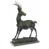 Image 4 : Hunting Buck Stag Hunter Prize Game Bronze Statue