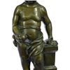 Image 2 : ART Nude The little boy Holding Apple Bronze Sculpture